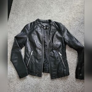 Kenneth Cole Faux Leather Jacket